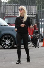 JULIANNE HOUGH Arrives at a Dance Rehersal in Los Angeles 11/15/2017