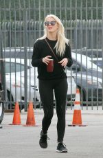 JULIANNE HOUGH Arrives at a Dance Rehersal in Los Angeles 11/15/2017