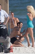 JULIANNE HOUGH in Swimsuit on the Set of Bigger in Orange Beach 11/13/2017