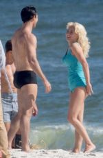 JULIANNE HOUGH in Swimsuit on the Set of Bigger in Orange Beach 11/13/2017