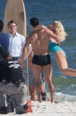 JULIANNE HOUGH in Swimsuit on the Set of Bigger in Orange Beach 11/13/2017