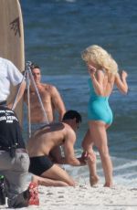 JULIANNE HOUGH in Swimsuit on the Set of Bigger in Orange Beach 11/13/2017