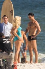 JULIANNE HOUGH in Swimsuit on the Set of Bigger in Orange Beach 11/13/2017