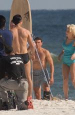 JULIANNE HOUGH in Swimsuit on the Set of Bigger in Orange Beach 11/13/2017