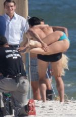 JULIANNE HOUGH in Swimsuit on the Set of Bigger in Orange Beach 11/13/2017