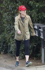 JULIANNE MOORE Out Hiking in Hollywood Hills 11/05/2017