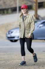 JULIANNE MOORE Out Hiking in Hollywood Hills 11/05/2017