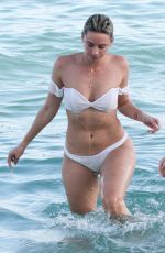 JULIEANNA YESJULZ GODDARD in Bikini at a Beach in Miami 11/25/2017