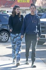 KAIA GERBER Out with a Friend in Malibu 11/27/2017