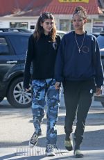 KAIA GERBER Out with a Friend in Malibu 11/27/2017