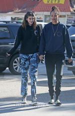 KAIA GERBER Out with a Friend in Malibu 11/27/2017