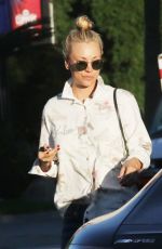 KALEY CUOCO Leaves a Nail Salon in Los Angeles 11/08/2017