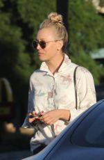 KALEY CUOCO Leaves a Nail Salon in Los Angeles 11/08/2017