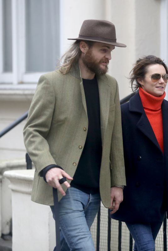 KARA TOINTON and Dr Marius Jensen Out in London 11/22/2017