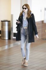 KAREN GILLAN at LAX Airport in Los Angeles 11/23/2017
