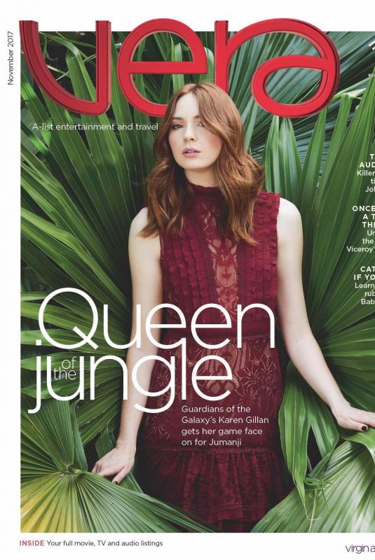 KAREN GILLAN for Vera Magazine, November 2017 Issue
