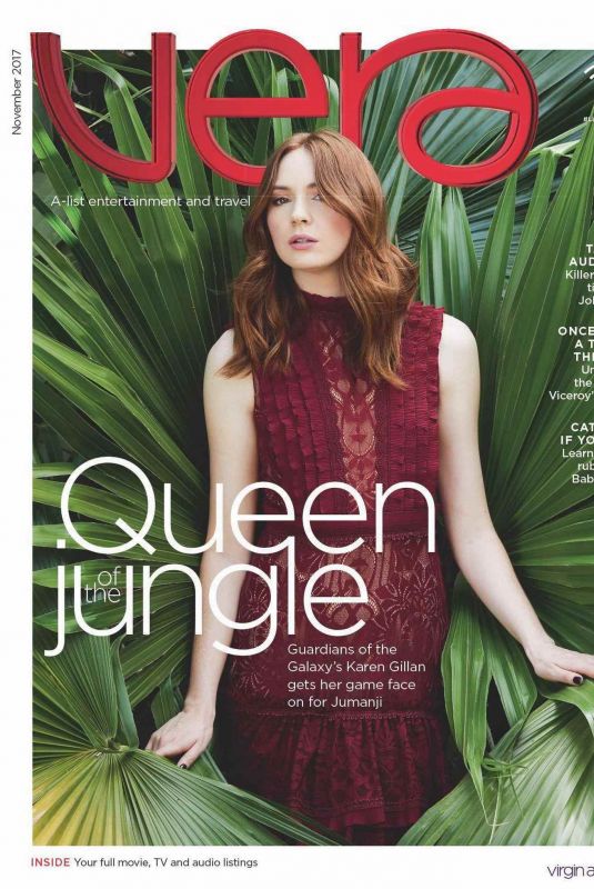 KAREN GILLAN in Vera Magazine, November 2017