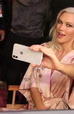 KARLIE KLOSS on the Backstage at 2017 VS Fashion Show in Shanghai 11/20/2017