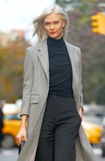 KARLIE KLOSS Out and About in New York 11/15/2017