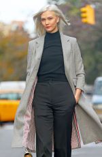 KARLIE KLOSS Out and About in New York 11/15/2017