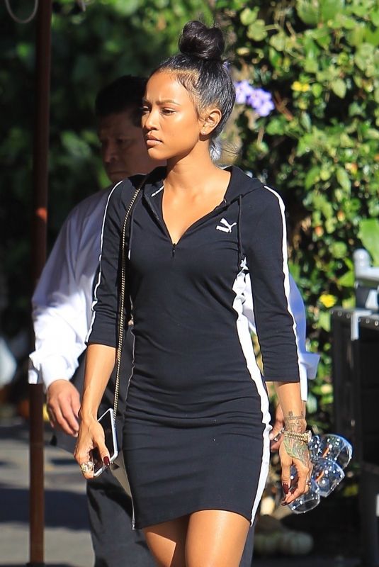 KARRUECHE TRAN at Il Pastaio in Beverly Hills 11/09/2017