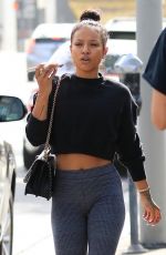 KARRUECHE TRAN Leaves a Yoga Class in West Hollywood 11/16/2017