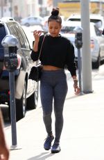 KARRUECHE TRAN Leaves a Yoga Class in West Hollywood 11/16/2017