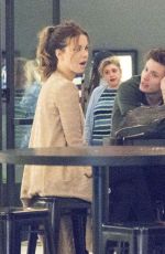 KATE BECKINSALE and Matt Rife at Century City Mall 11/19/2017