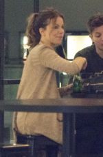 KATE BECKINSALE and Matt Rife at Century City Mall 11/19/2017