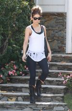 KATE BECKINSALE Heading to a Gym in Los Angeles 11/10/2017