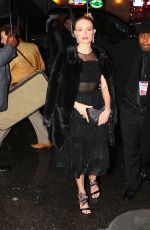 KATE BOSWORTH Arrives at Madison Square Qarden in New York 11/07/2017