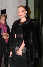 KATE BOSWORTH Arrives at Madison Square Qarden in New York 11/07/2017