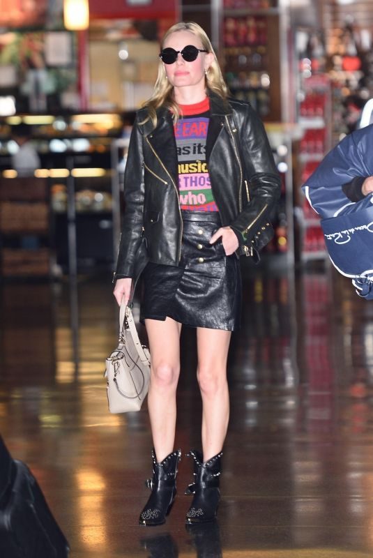 KATE BOSWORTH at JFK Airport in New York 11/030/2017