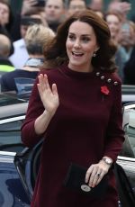 KATE MIDDLETON Arrives at UBS Building in London 11/08/2017