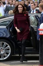 KATE MIDDLETON Arrives at UBS Building in London 11/08/2017