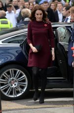 KATE MIDDLETON Arrives at UBS Building in London 11/08/2017