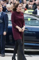KATE MIDDLETON Arrives at UBS Building in London 11/08/2017