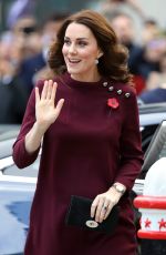 KATE MIDDLETON Arrives at UBS Building in London 11/08/2017