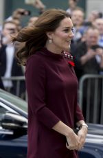 KATE MIDDLETON Arrives at UBS Building in London 11/08/2017