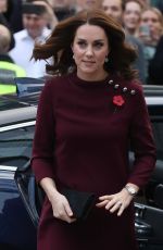 KATE MIDDLETON Arrives at UBS Building in London 11/08/2017