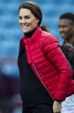 KATE MIDDLETON at Aston Villa Football Club in Birmingham 11/22/2017