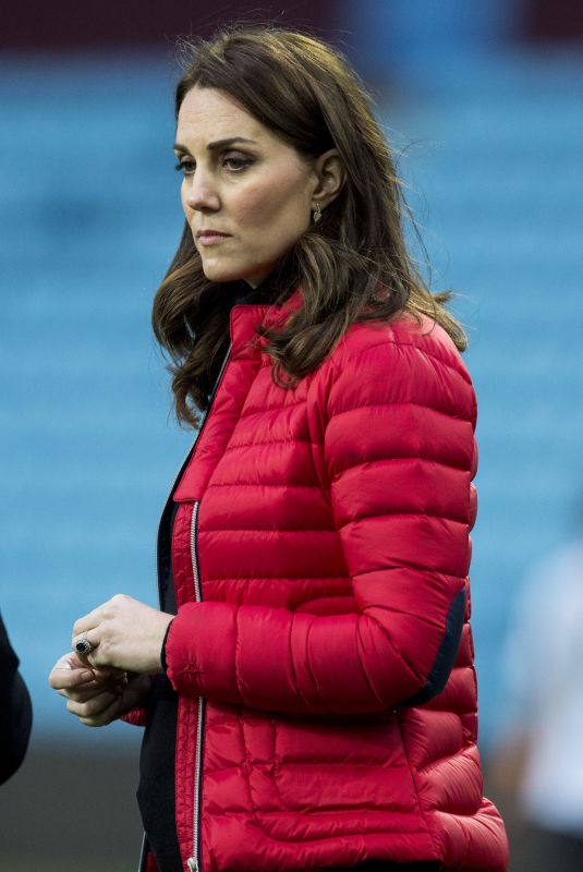 KATE MIDDLETON at Aston Villa Football Club in Birmingham 11/22/2017