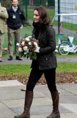 KATE MIDDLETON at Robin Hood Primary School in London 11/29/2017