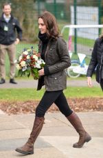 KATE MIDDLETON at Robin Hood Primary School in London 11/29/2017