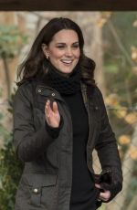 KATE MIDDLETON at Robin Hood Primary School in London 11/29/2017