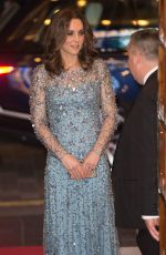 KATE MIDDLETON at Royal Variety Performance at Palladium Theatre in London 11/24/2017