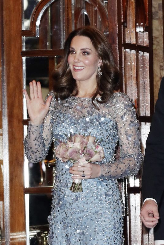 KATE MIDDLETON at Royal Variety Performance at Palladium Theatre in London 11/24/2017