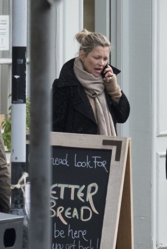 KATE MOSS Out in London 11/12/2017