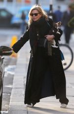 KATE MOSS Out with Her Dog in London 11/23/2017