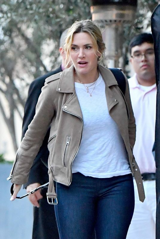 KATE WINSLET Arrives at Her Hotel in Santa Monica 11/14/2017